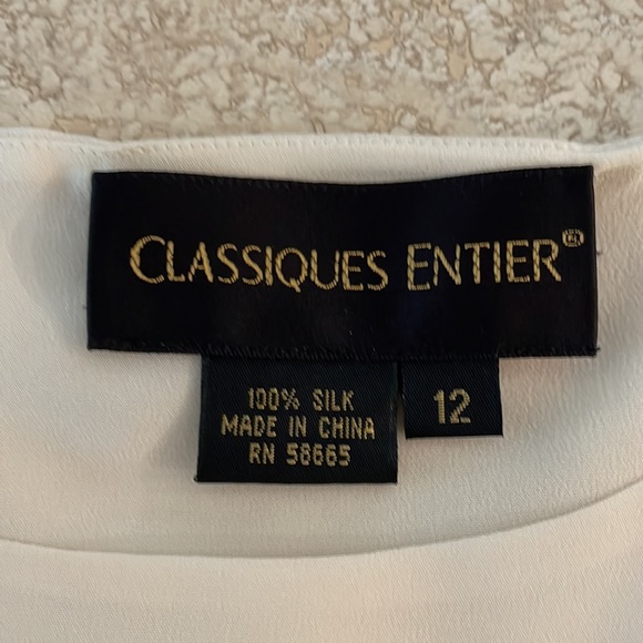 Nordstrom 90’s Y2K Silk Classiques Entier Sleeveless Top - Picture 5 of 10